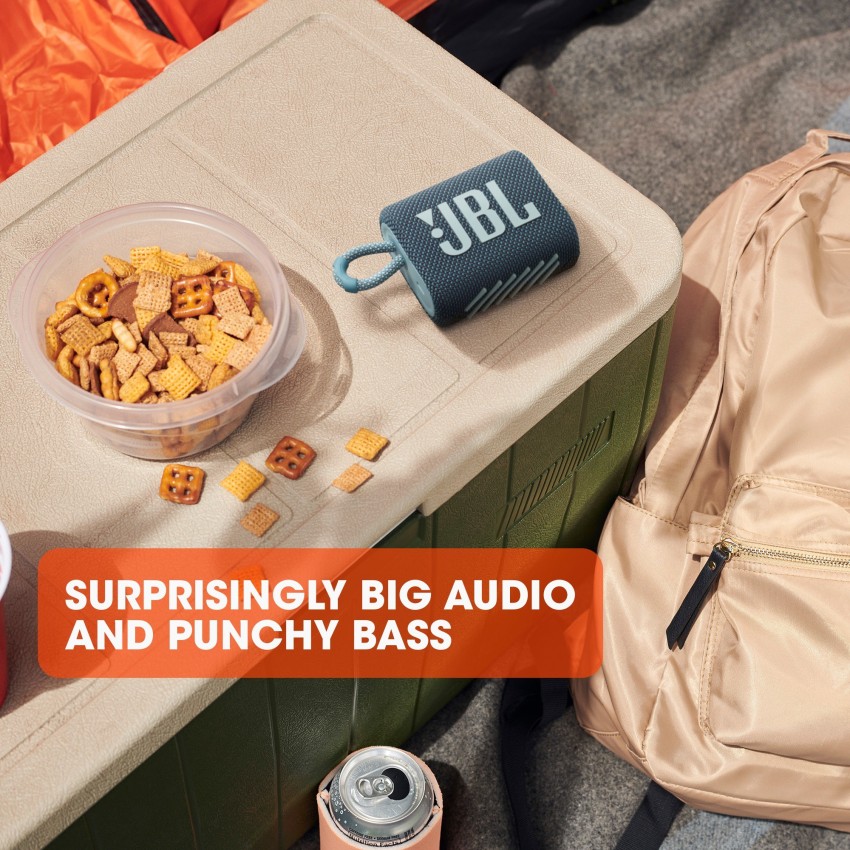 Buy JBL Go Essential 3.1W Portable Bluetooth Speaker (IPX7 Water Proof,  Rich Bass, Mono Channel, Black) Online - Croma
