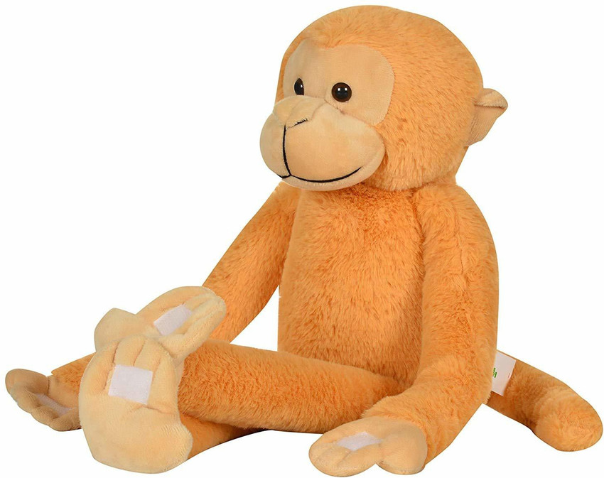 Orange stuffed monkey deals