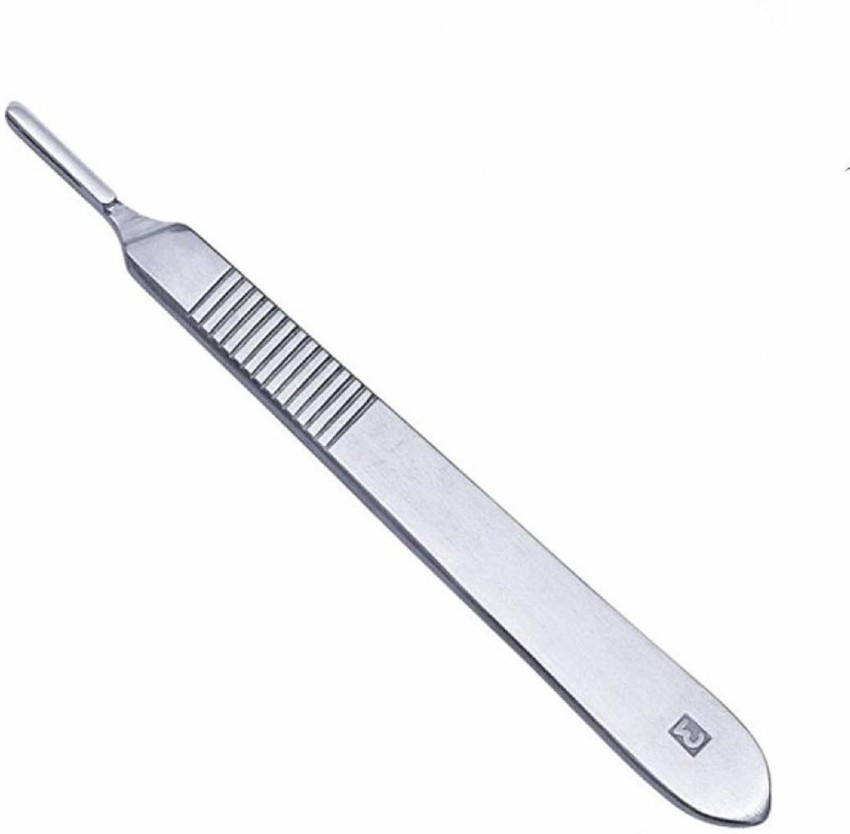 Sterile Carbon Steel Surgical Scalpel Blade + 3# Stainless Steel