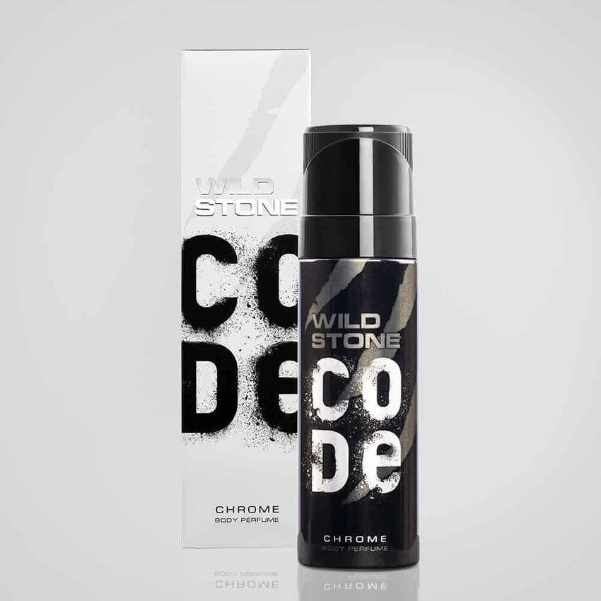 Wild stone code chrome sale body perfume
