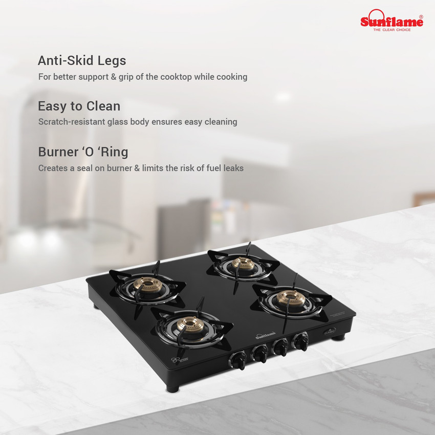 Sunflame classic 3b burner gas stove cheap