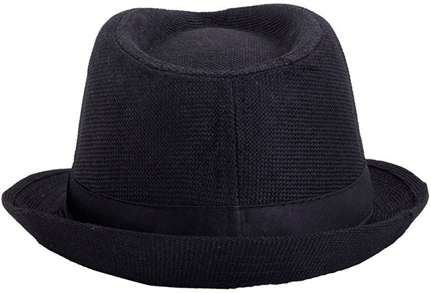 Kids black fedora hat sales