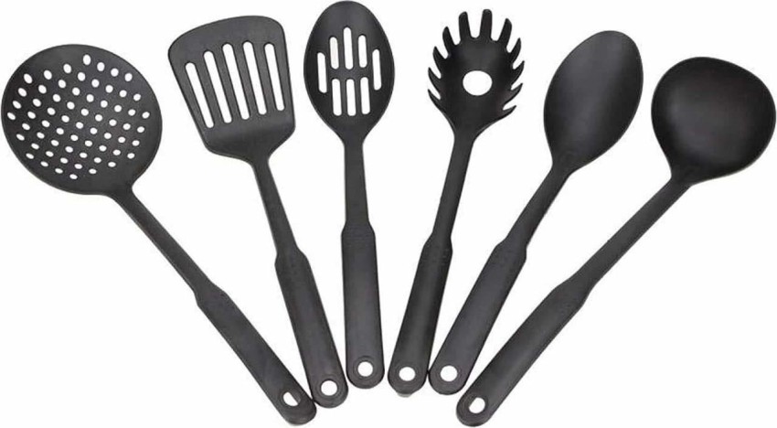 Set of 5 Prestige Nylon cooking utensils Heat resistant Black