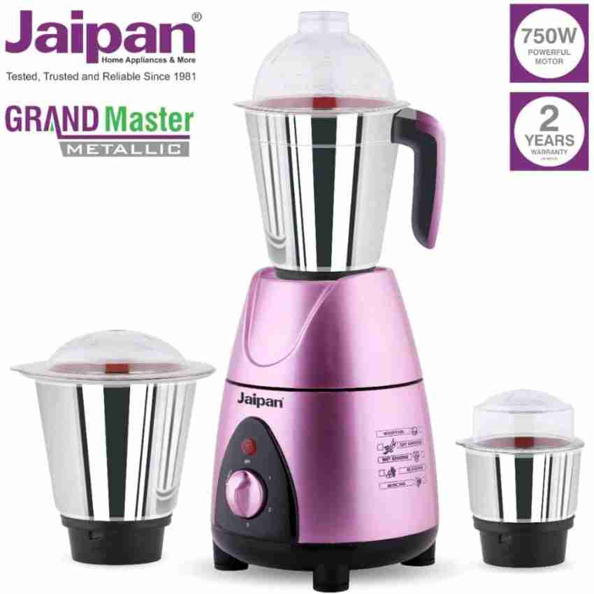 Buy JAIA Delux Premium 650 Watt Mixer Grinder Stainless Steel 3