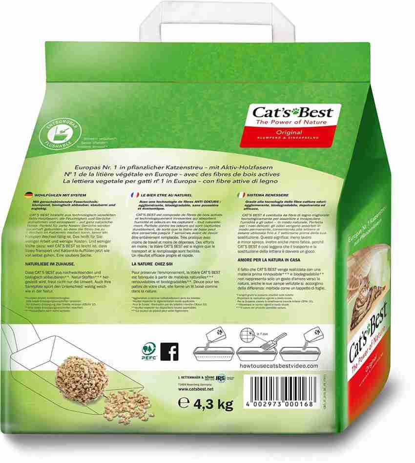 Cat's Best Original Okoplus Lettiera Vegetale Agglomerante E