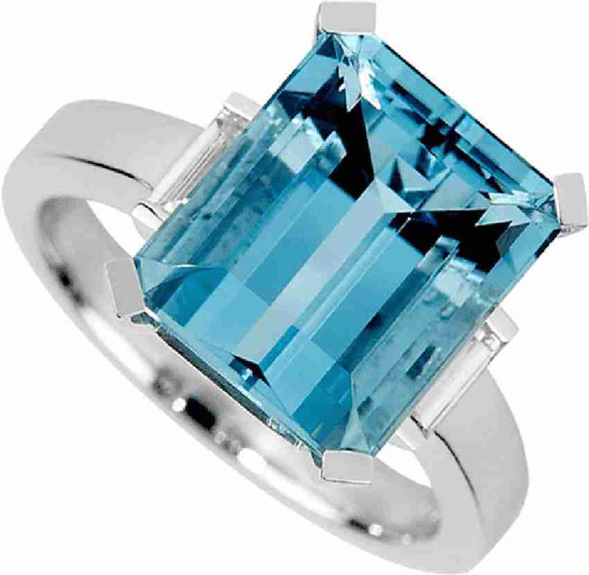Aquamarine stone ring price discount