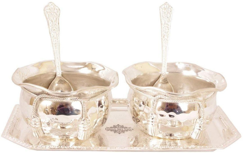 INTERNATIONAL GIFT German Silver Gift Items For Gifts Bowls For Pooja Home Decoration House Warming Anniversary Wedding Gift For Couples Gifts Items