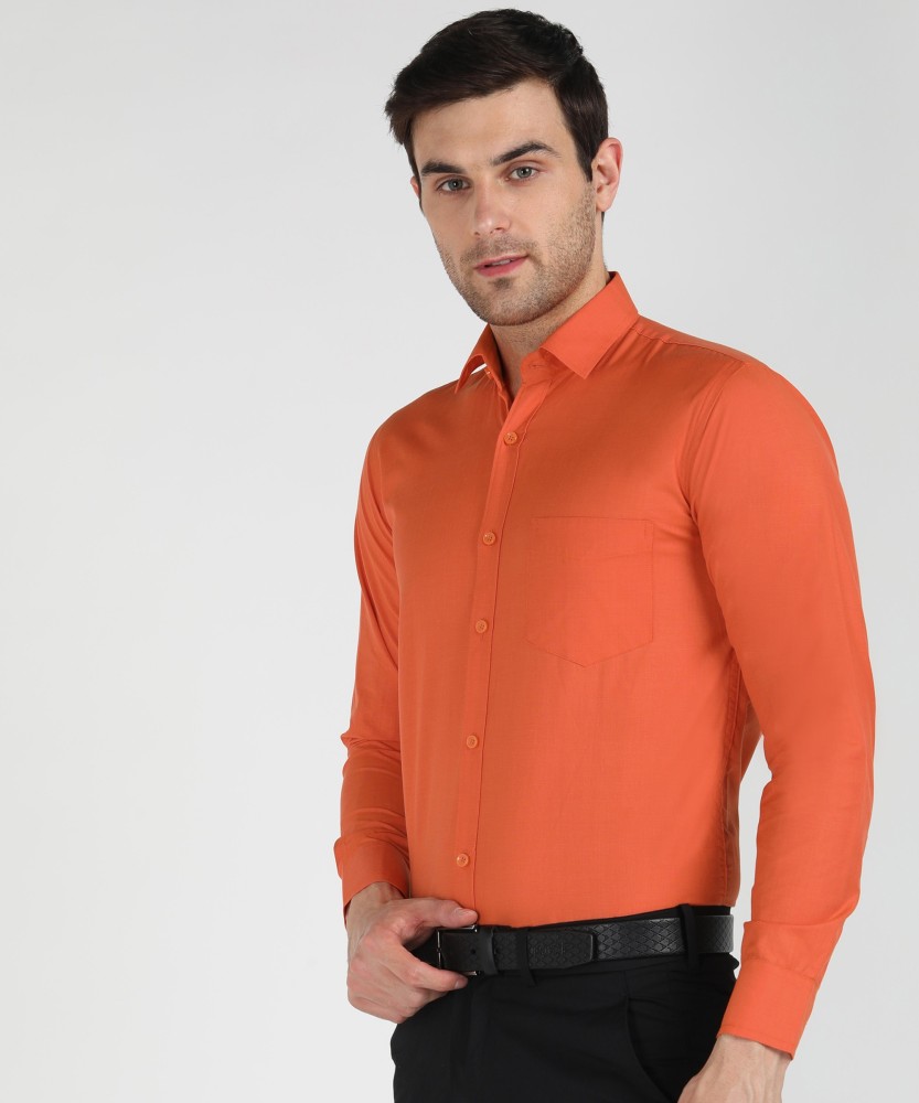 H and shop m orange shirt