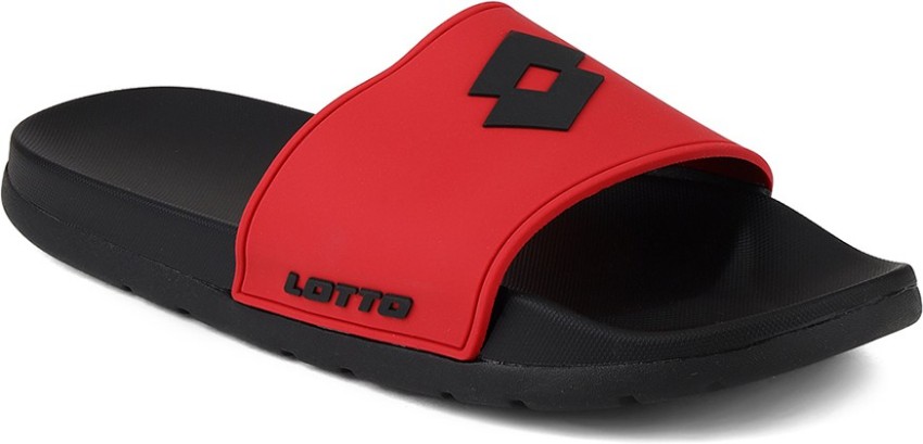 LOTTO Men Men s Slider Red Slides Slides Buy LOTTO Men Men s