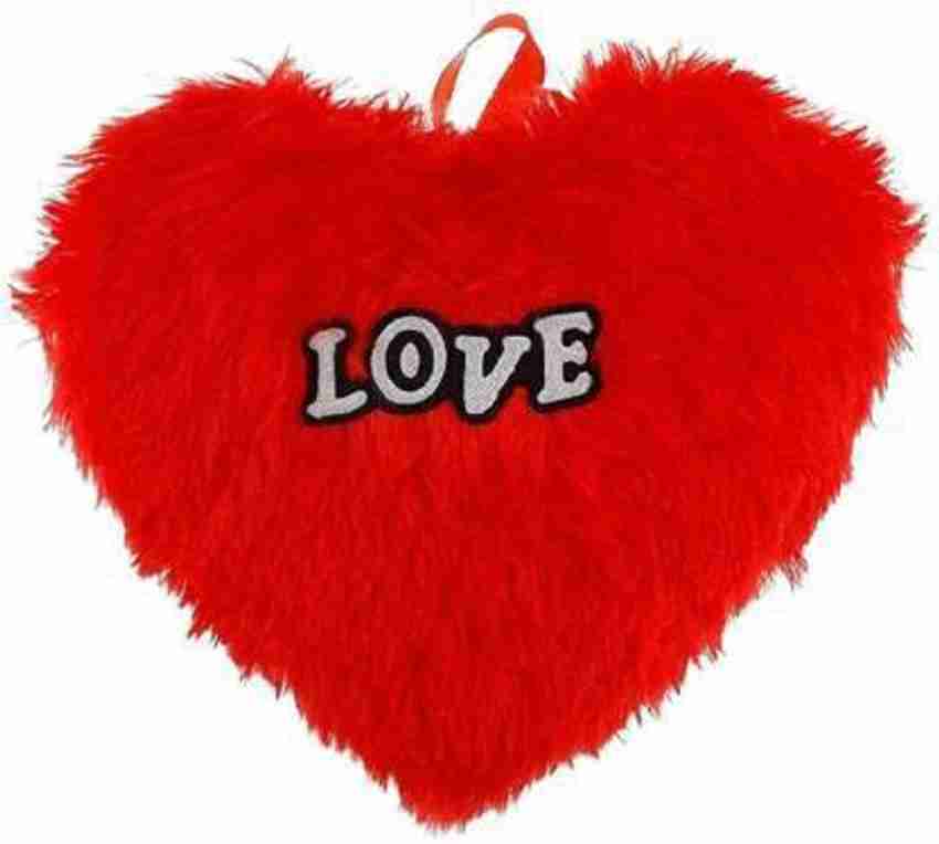 BACKGAMMON Heart shaped Love Stuffed Red Heart Toy And Cushion