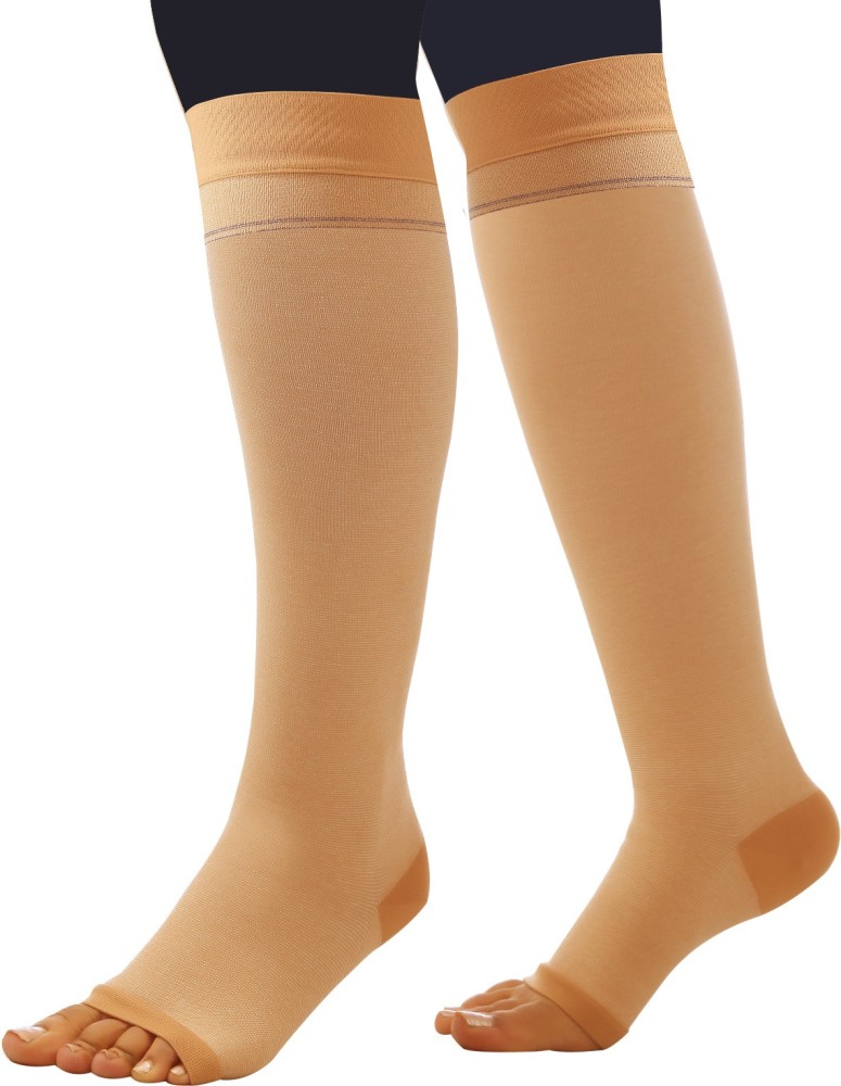 Buy Flamingo Premium Below Knee Stockings - Medium Online at Low Prices in  India 