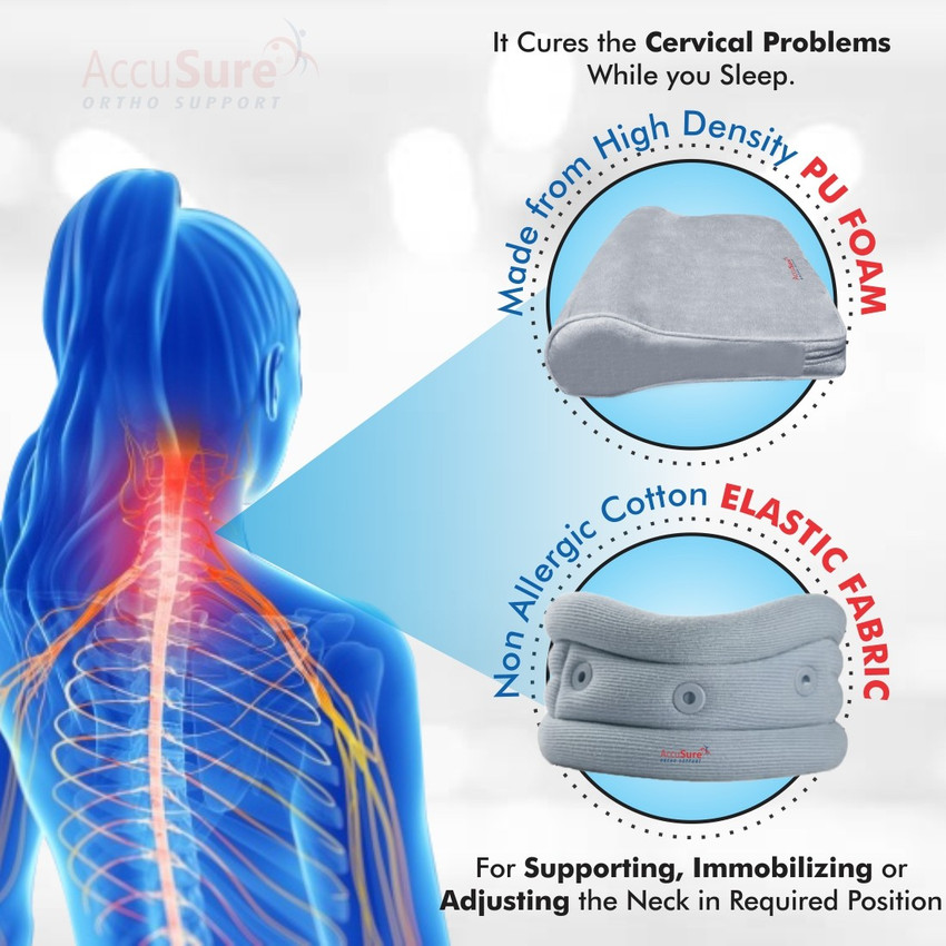 Cervical collar sales pillow