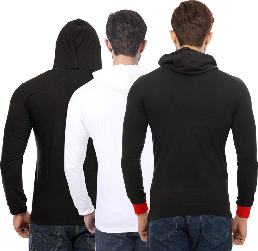 hooded t shirt combo