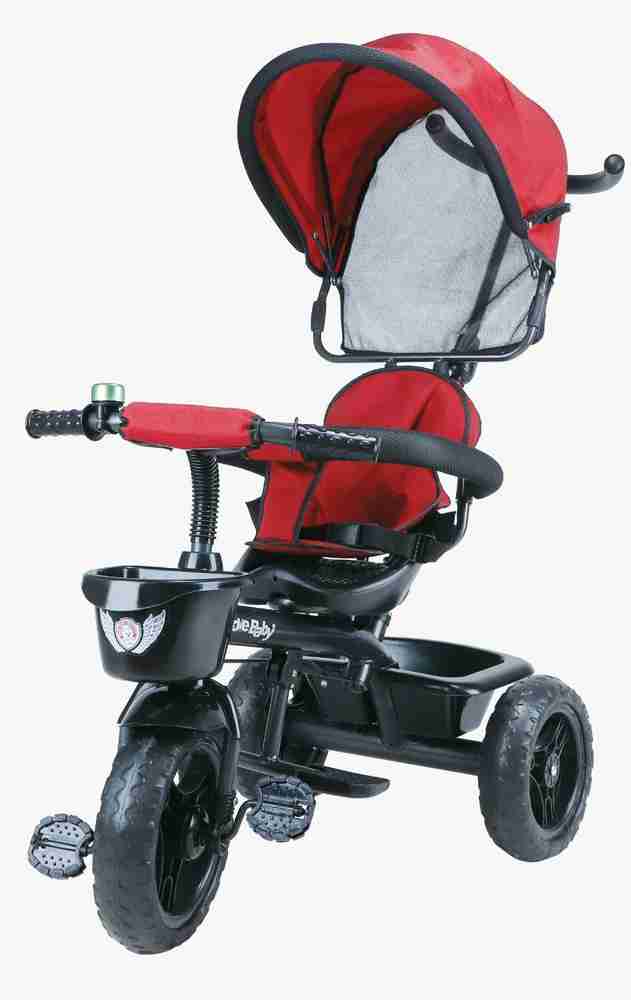 Baby tricycle with parent sale handle
