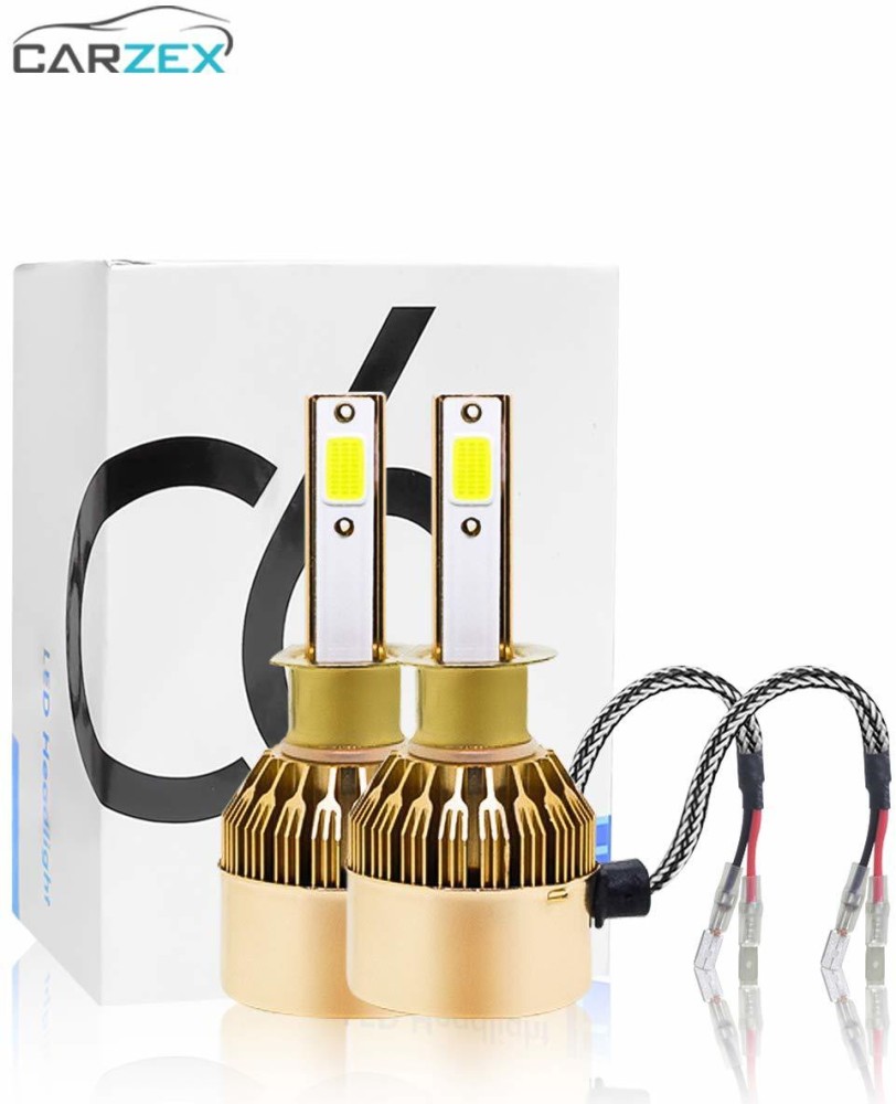 Cazex GOLDEN H1 50W/4000LM LED Bulb Super Slim Plug & Play All in One  Compact Design Headlight Bulb Conversion Kit Vehical HID Kit Price in India  - Buy Cazex GOLDEN H1 50W/4000LM