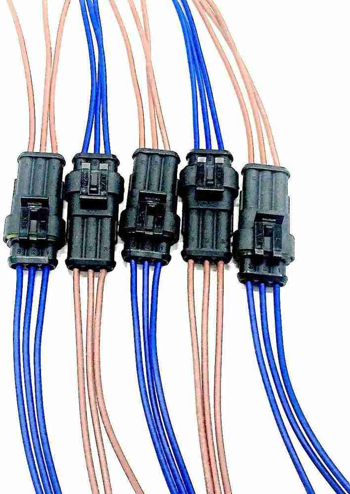 Waterproof electrical clearance connectors