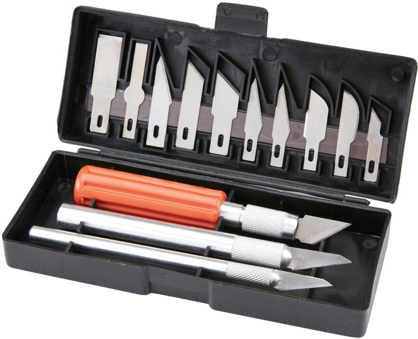 Definite Art and Craft Hobby Knives 13 Piece - Craft Knife Set, Exacto Knife  for Crafting, Cutter, Pen Knife, Razor Knife, Craft Knife, Exacto Knife  Blades, Hobby Knife, Leather Cutting Tool 