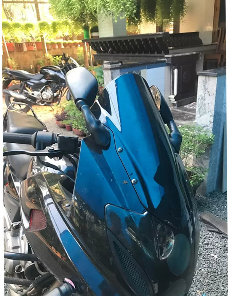 Double bubble visor for pulsar 220 on sale