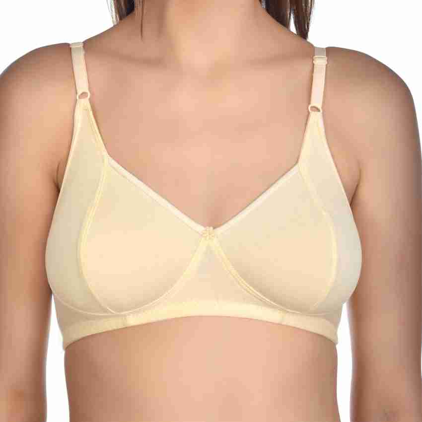 L Fashion Women's Cotton Blended Non Padded Non-Wired Regular Bra