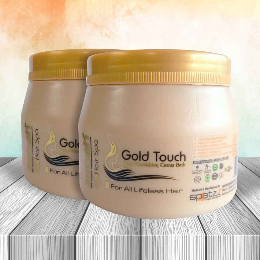 Asbah Natural Gold Touch Deep Nourishing Hair Spa Cream for Anti
