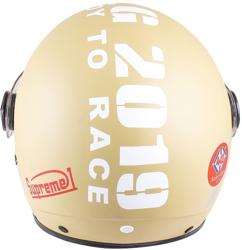 Cream bike deals helmet