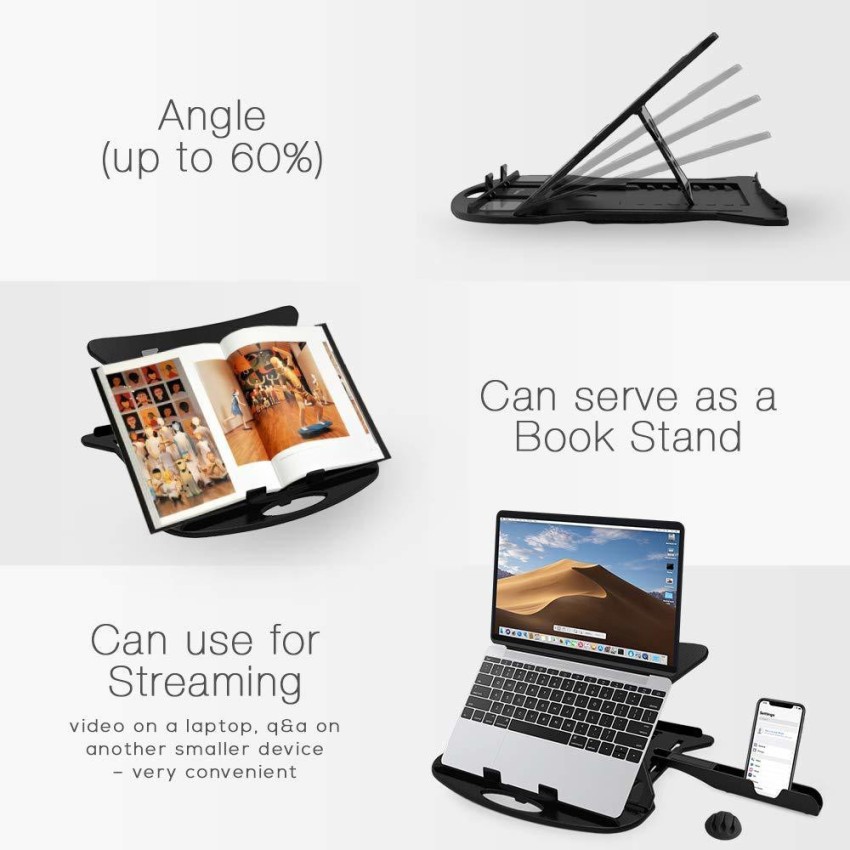 Adjustable tabletop deals laptop stand