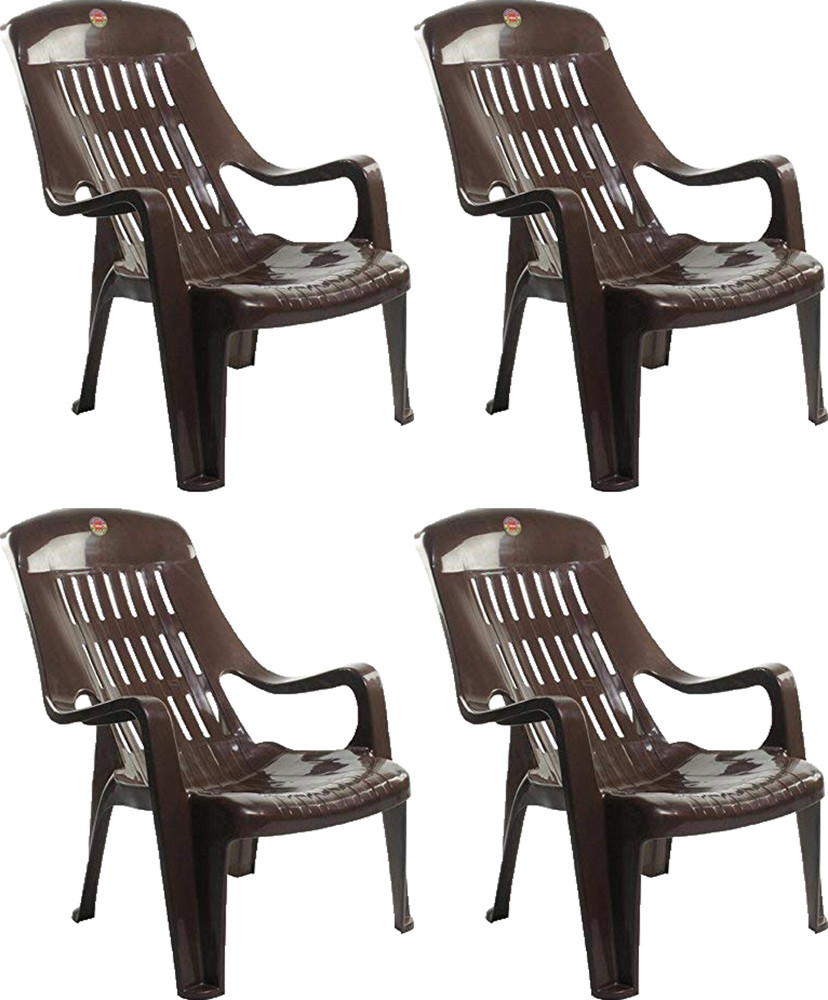 Cello Furniture Cello Comfort Relax Chair Set of 4 Pc Brown