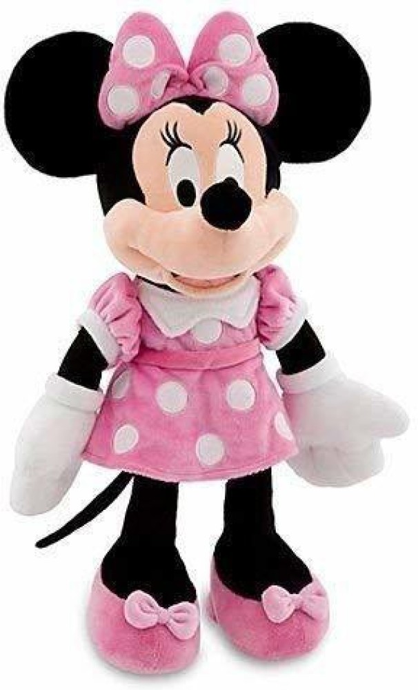 black and white minnie mouse plush