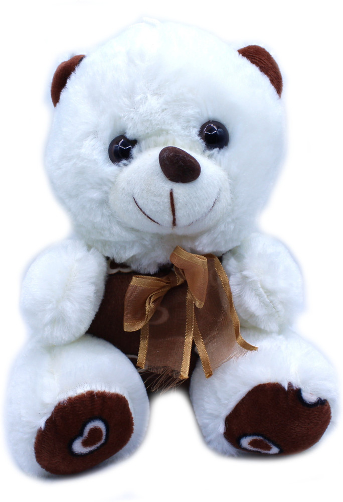 Small white shop teddy bears