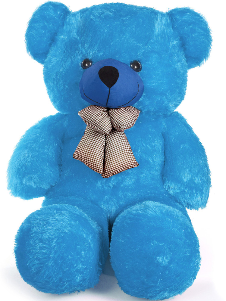 BRITT TEDDYBEAR Soft And Plush 2 Feet Blue Color Standing Foot Paw