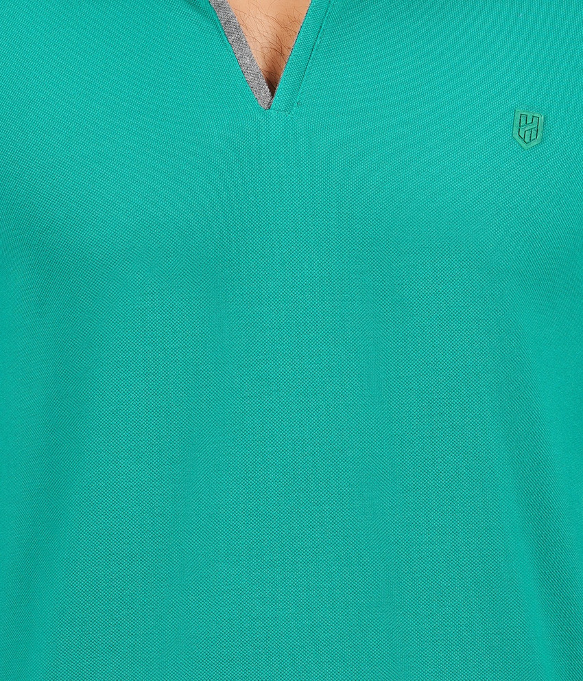 Horse Ride Solid Men Polo Neck Green T Shirt Buy Horse Ride