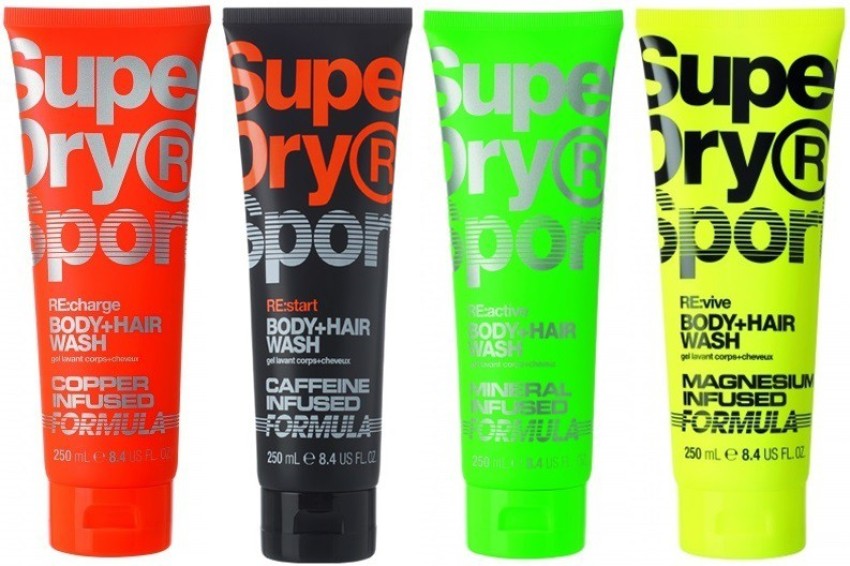 Superdry Sport Re -Vive,Charge,Start,Active Body Wash Combo,: Buy Superdry  Sport Re -Vive,Charge,Start,Active Body Wash Combo, at Low Price in India