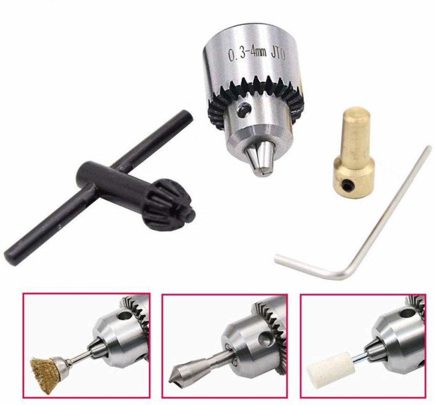 20 Pcs Mini Micro Twist Drill Bits 0.5mm-3mm w/ Aluminum Hand Drill Keyless Chuck