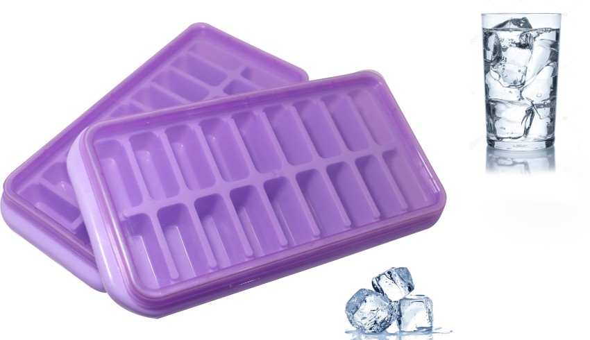6/18/33 Grid Summer Ice Cube Mold with Removable Lid Spherical