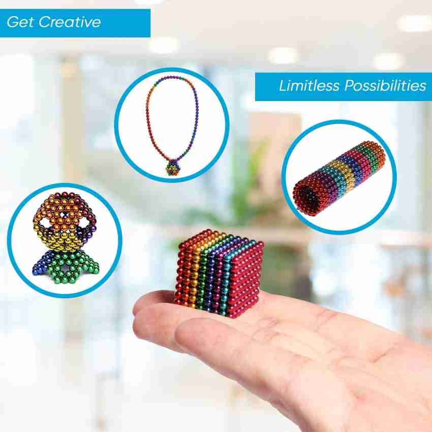 Buy DALANI Snazzydeer 216 Multi Colored Magnetic Balls for Stress Relief  Magnetic Cube Toy for Kids 5MM Stress Relief Kids Mind Cube Game (216  Pieces) Online at Best Prices in India - JioMart.
