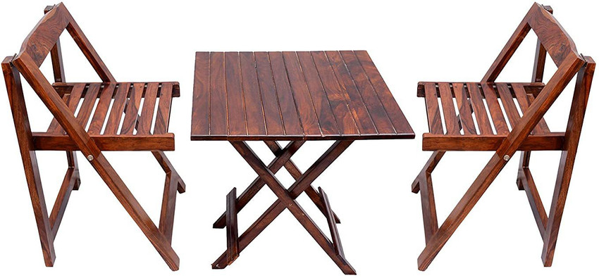 Solid wood folding table sales and chairs