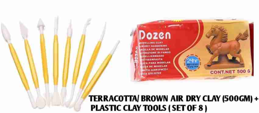 Modelling Clay 500gm Brown