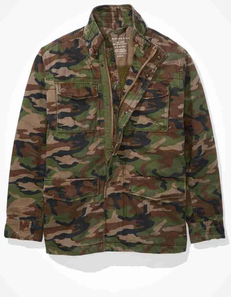 American eagle hot sale camouflage jacket