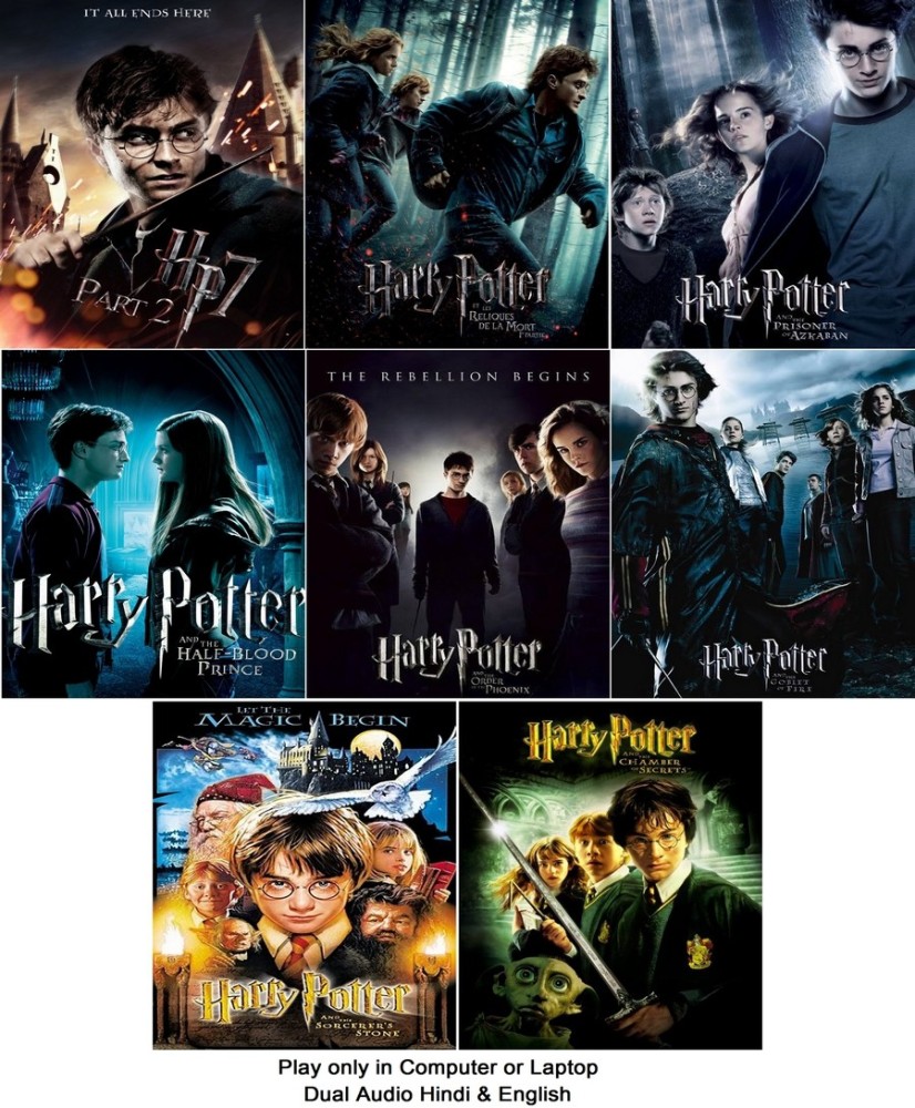Harry Potter Movie Poster Collection | Set of 8 | NEW | USA | Free Shipping