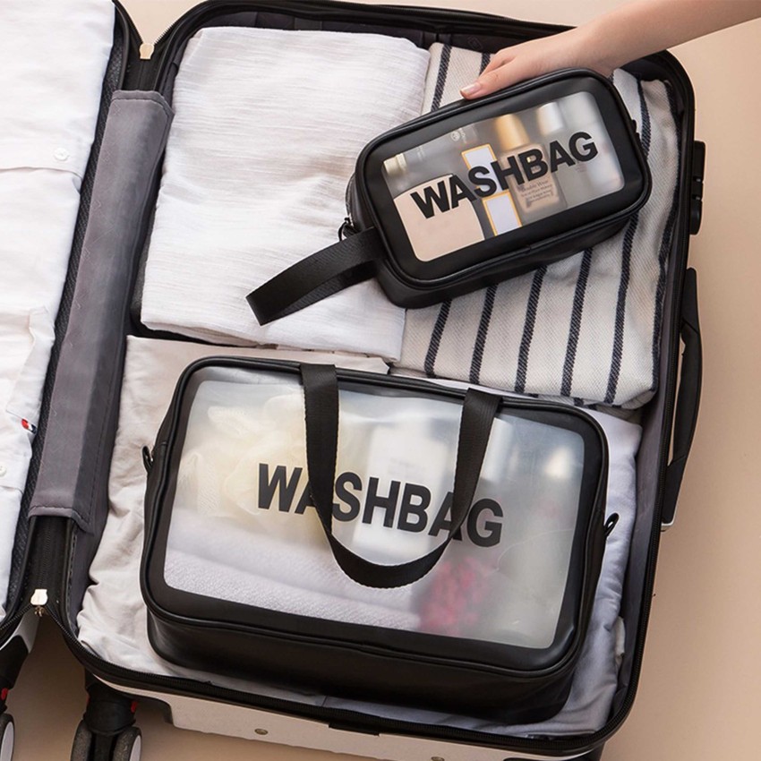 Wk Life Portable Waterproof Transparent Cosmetic Wash Bag - Online