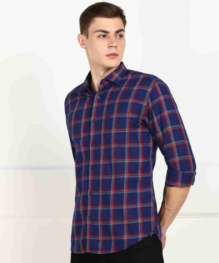 Club Room Mens Popover Park Avenue Plaid Shirt Multi メンズ-