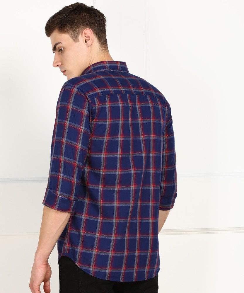 PARK AVENUE Men Checkered Casual Multicolor Shirt - Buy PARK