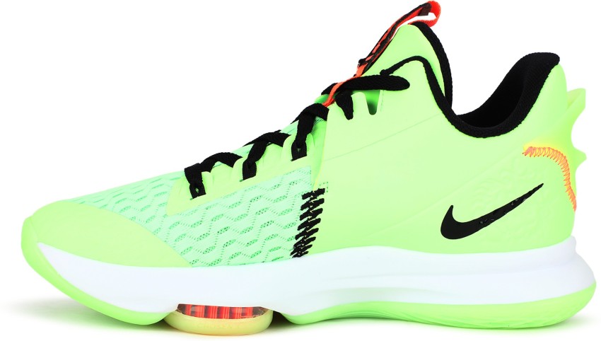 Nike Men's Lebron Witness 5 Basketball Shoes Lime Glow/Bright
