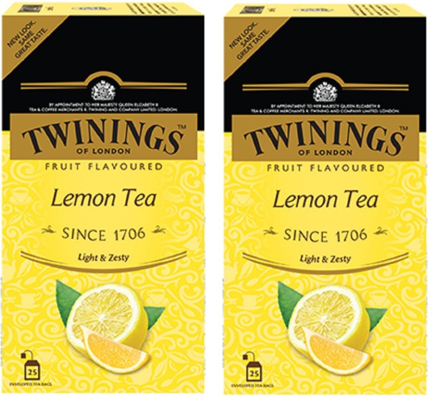 TWININGS Lemon Tea, 25 Tea Bags Combo Pack Lemon Tea Bags Box Price in  India - Buy TWININGS Lemon Tea, 25 Tea Bags Combo Pack Lemon Tea Bags Box  online at