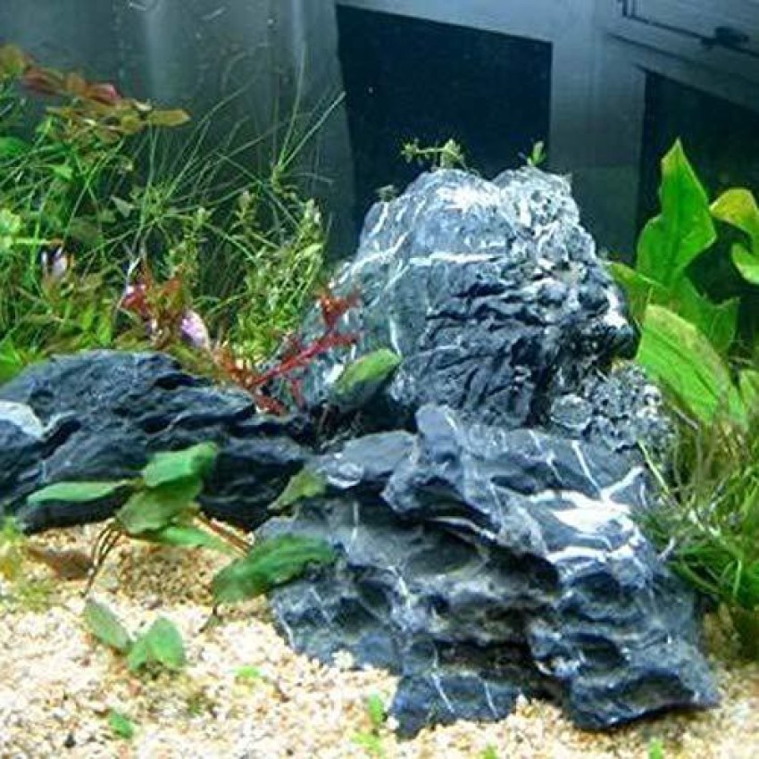 Aquarium Rocks 2 Medium Stones Fish Tank Rocks Natural Rocks Decor