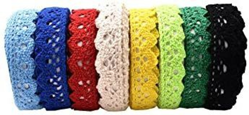 Adhesive outlet lace trim