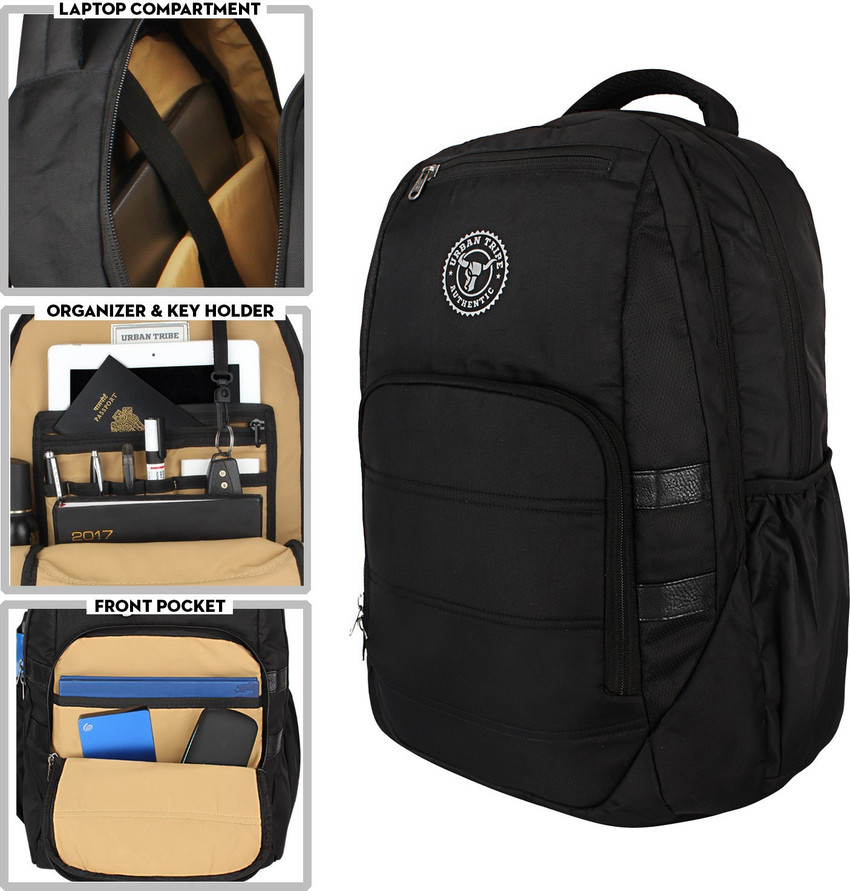 Urban Tribe Accelerator Black 30 L Laptop Backpack Black Price