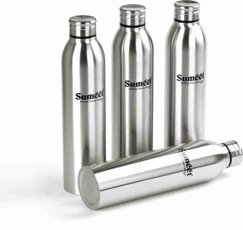 Sumeet Sleek Stainless Steel Leak-Proof Water Bottle Fridge Bottle1000ml 6  Pcs