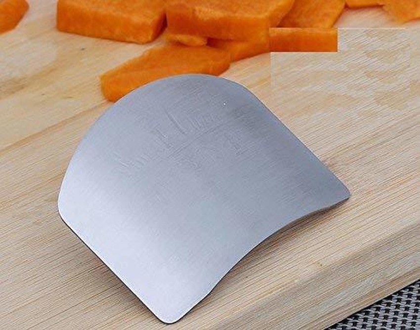 1pc Stainless Steel Finger Guard For Cutting Vegetables In Kitchen
