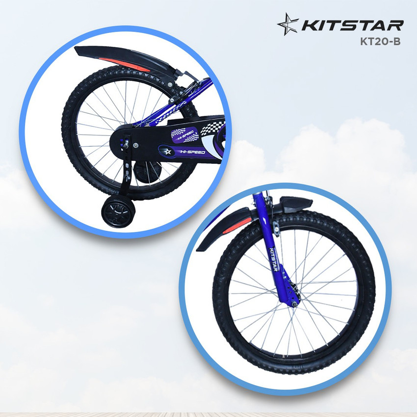 Kitstar KT20 B Kids Cycle for 5 8 Years Semi Assembled 20 T BMX
